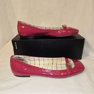 Pink patent coach loafers 8.5